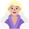 Woman in Steamy Room- Medium-Light Skin Tone emoji on Microsoft